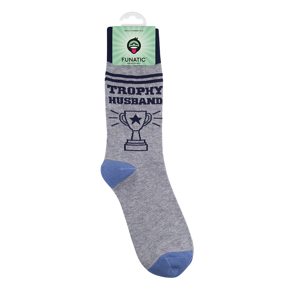 Trophy Husband Socks | Funny Sock | Men's Socks | Groom Gift