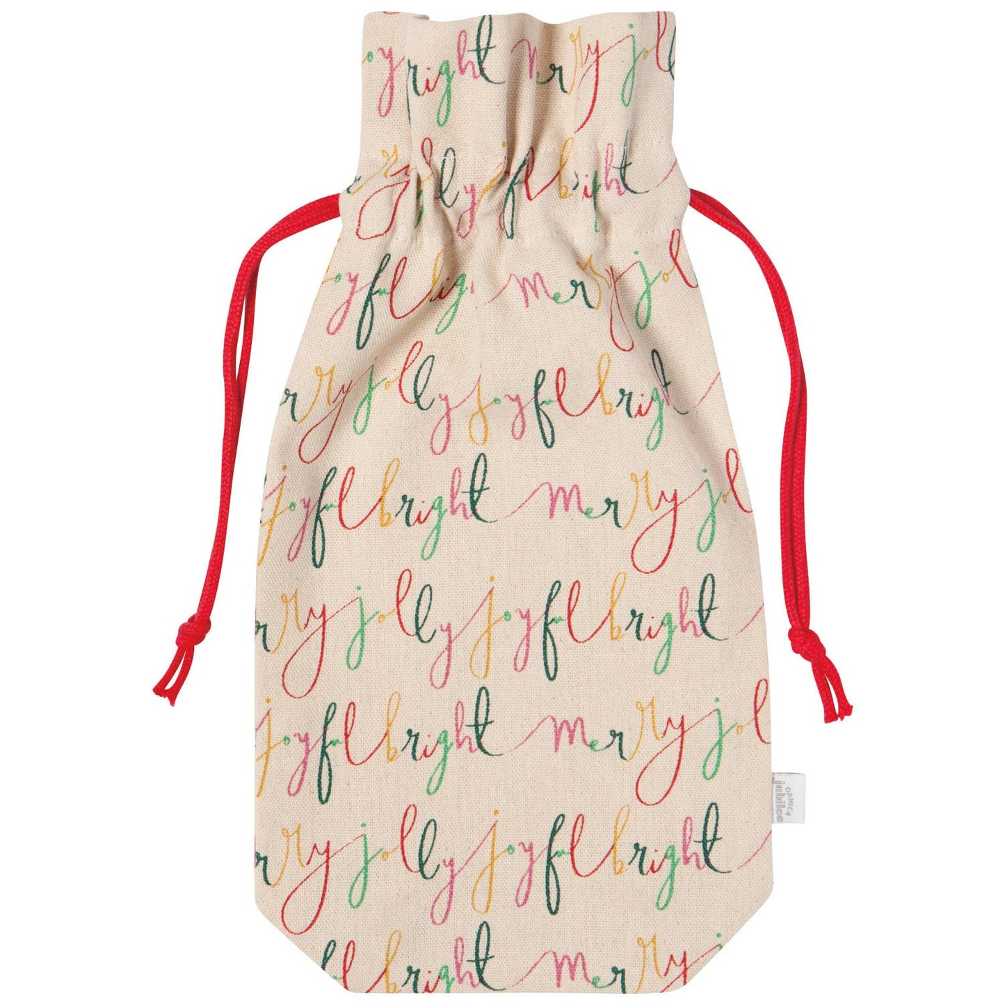 Merry Everything Christmas Wine Bag