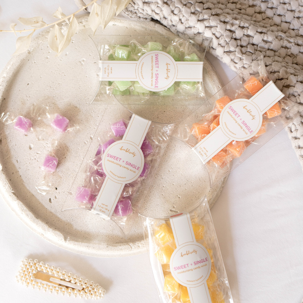 Mini Me Sugar Cube Candy Scrub Set