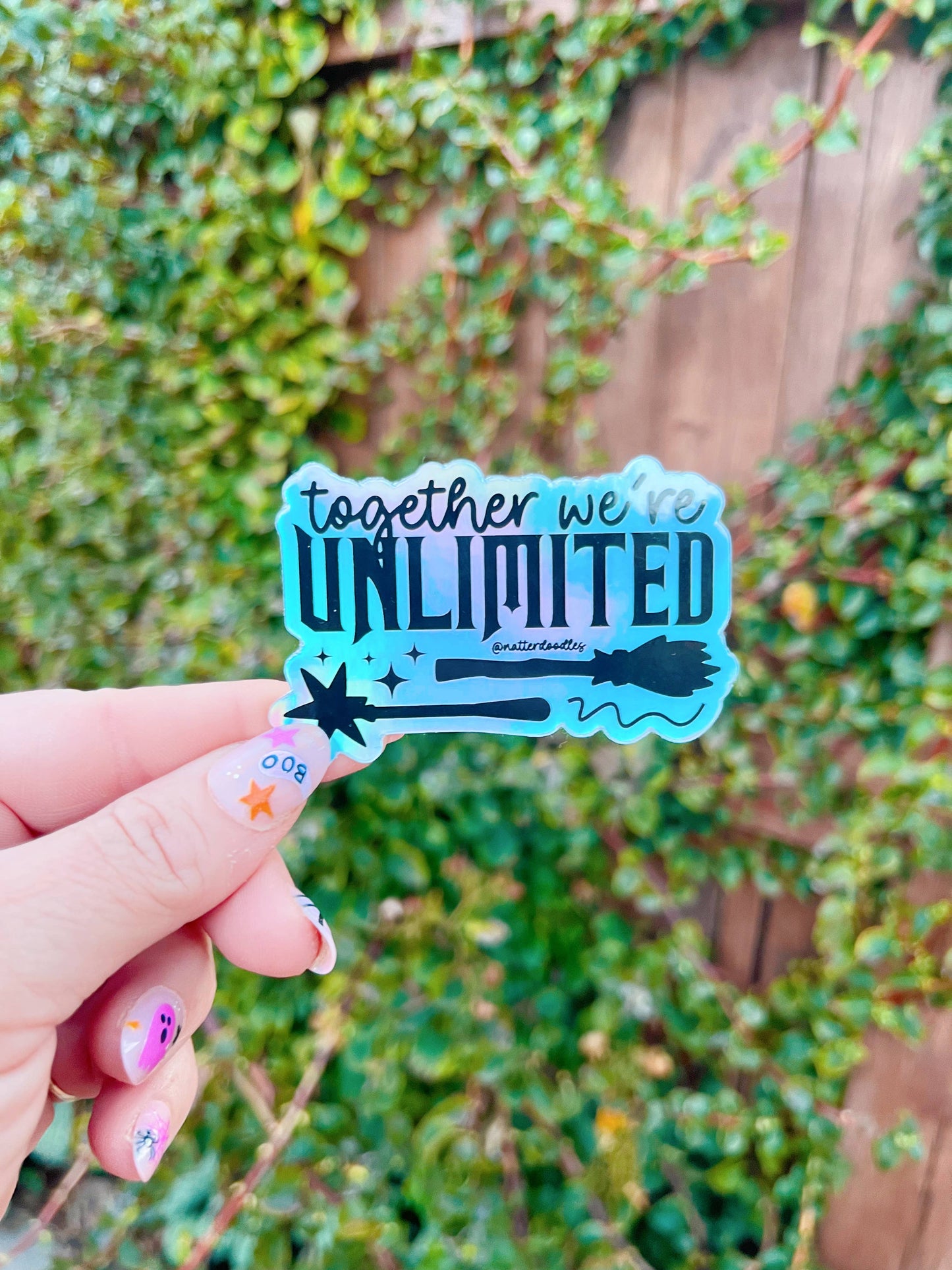 Together We're Unlimited Wicked Movie Musical Vinyl Sticker