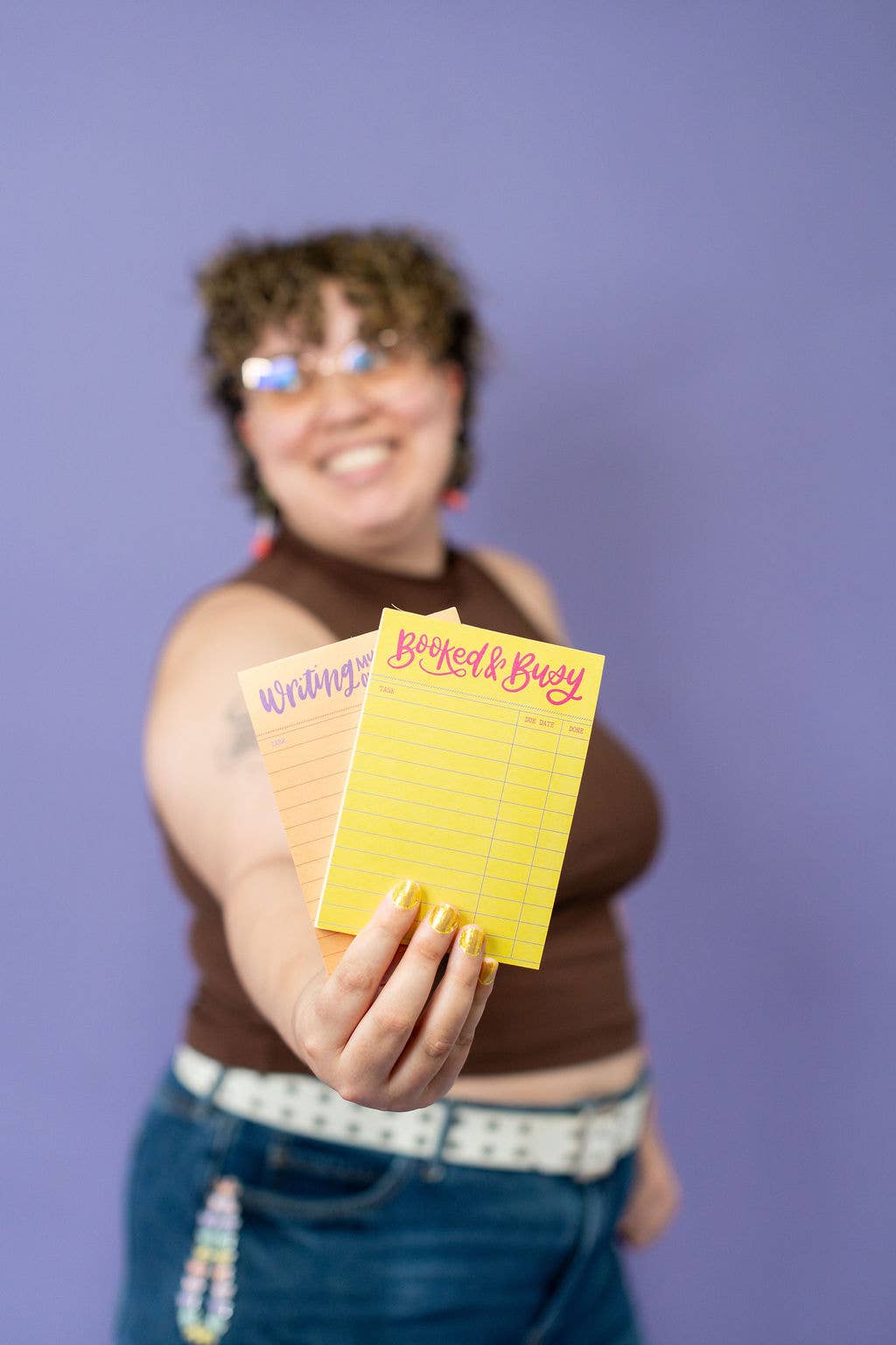 Booked and Busy Notepad