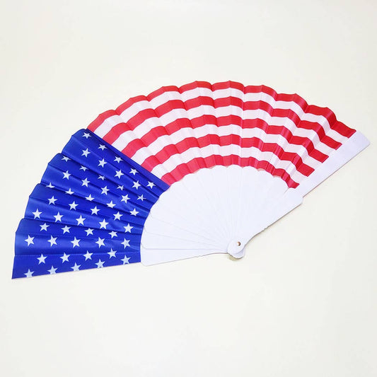 American Flag Hand Folding Fan